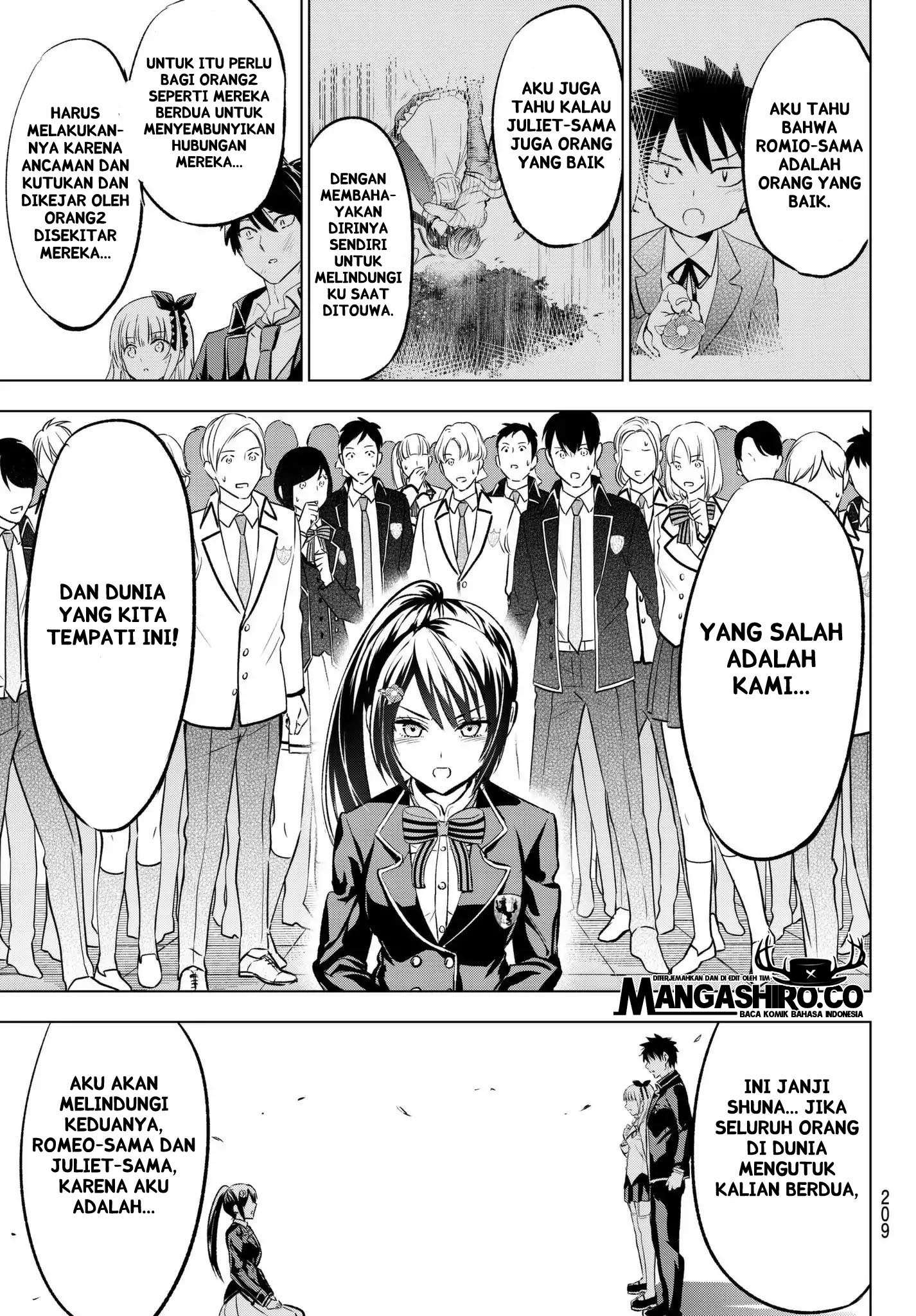 Kishuku Gakkou no Juliet Chapter 89 - halaman 12