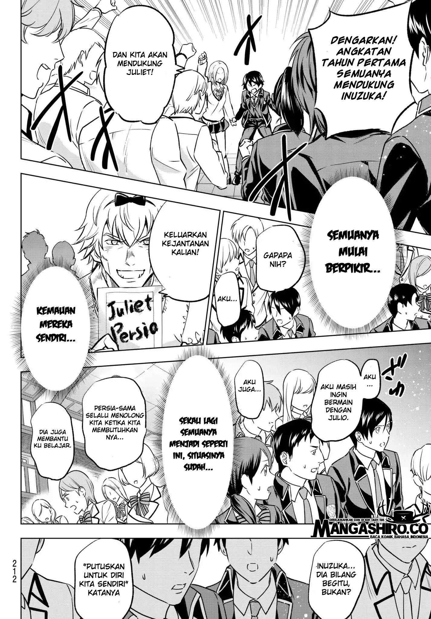 Kishuku Gakkou no Juliet Chapter 89 - halaman 15
