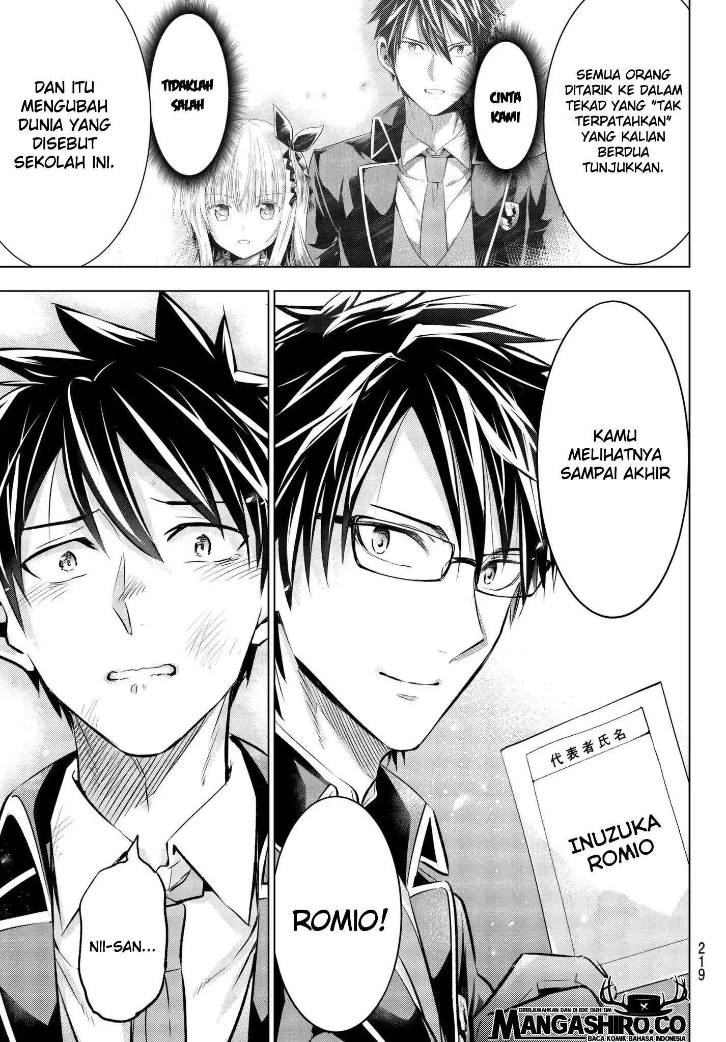 Kishuku Gakkou no Juliet Chapter 89 - halaman 21