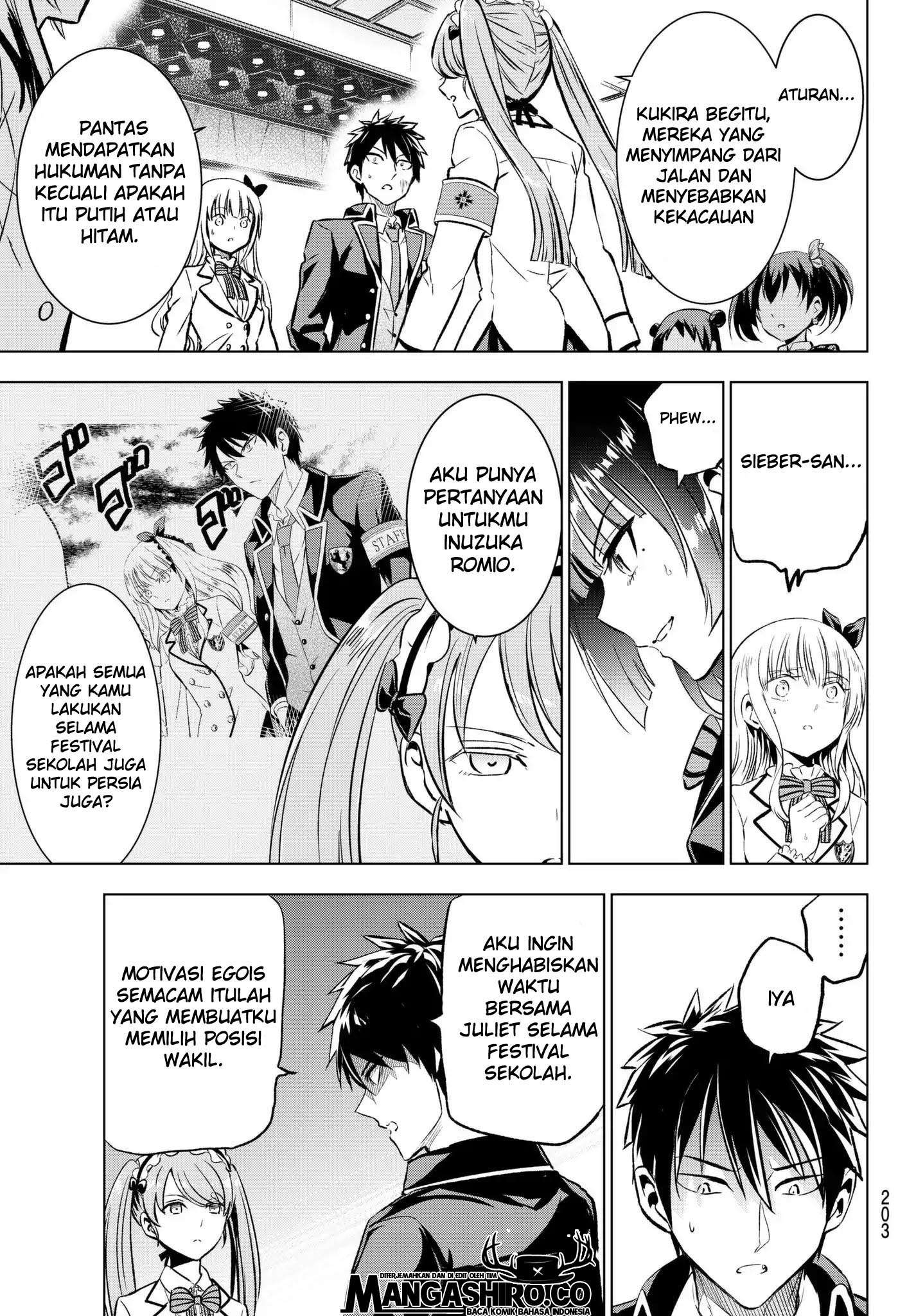 Kishuku Gakkou no Juliet Chapter 89 - halaman 6