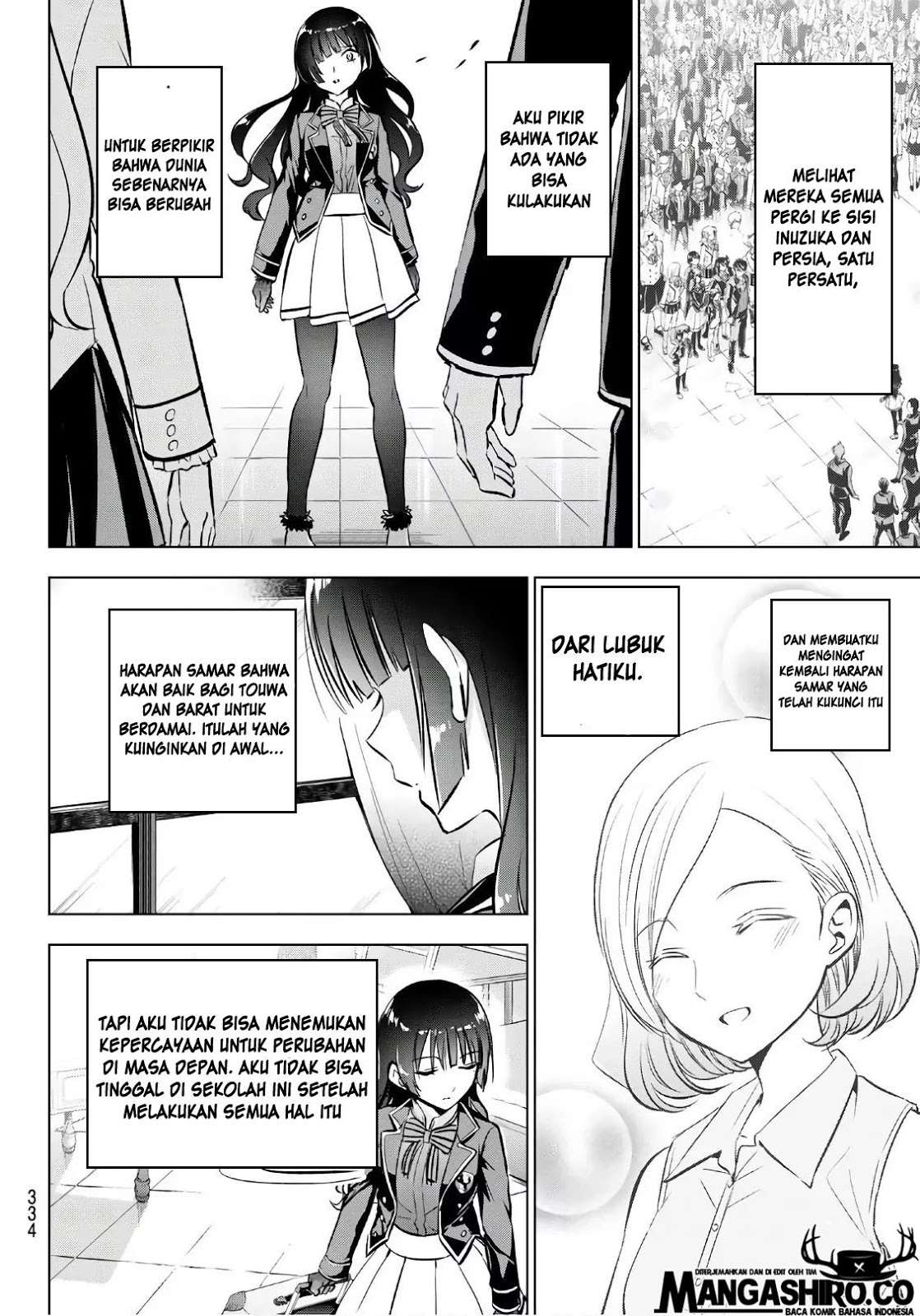 Kishuku Gakkou no Juliet Chapter 90 - halaman 12