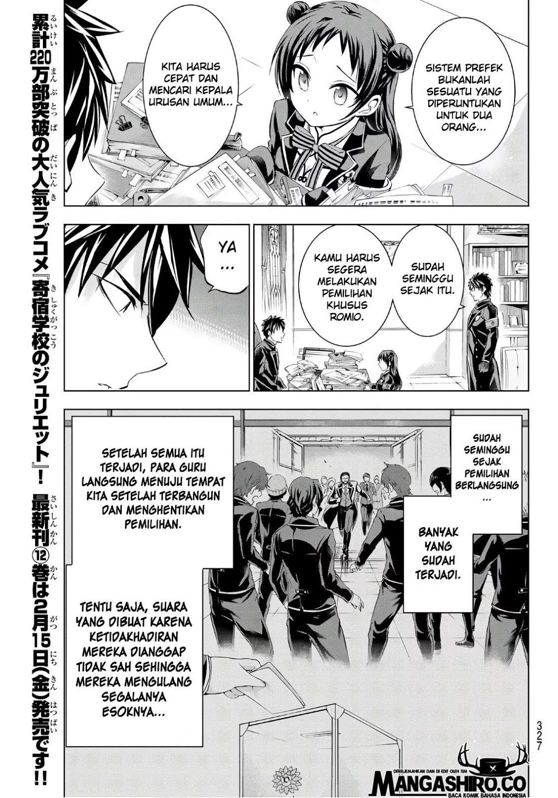 Kishuku Gakkou no Juliet Chapter 90 - halaman 5