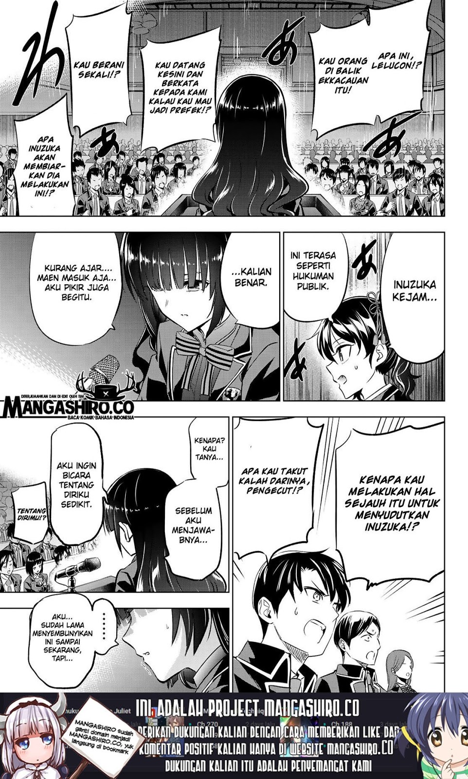 Kishuku Gakkou no Juliet Chapter 91 - halaman 15