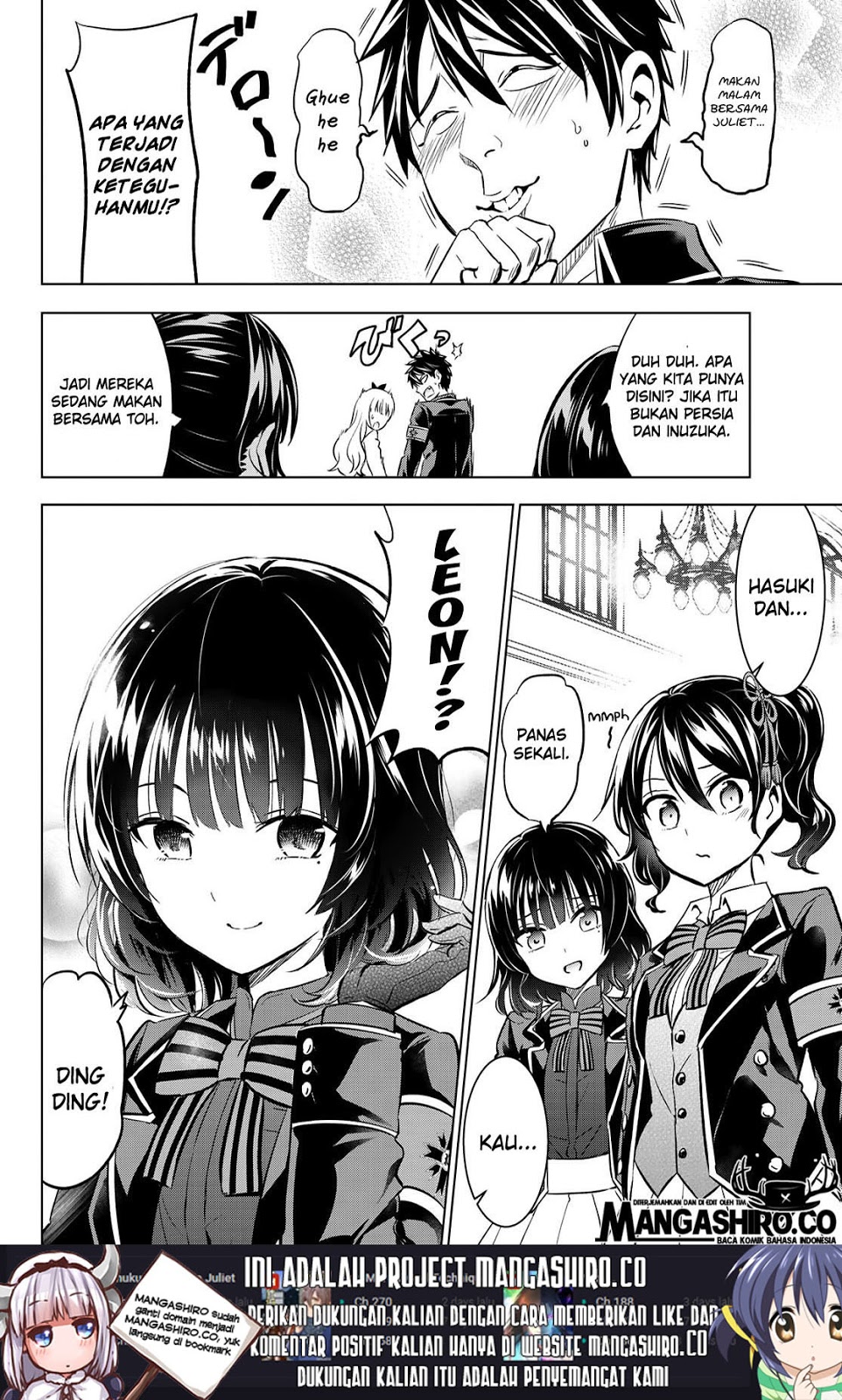 Kishuku Gakkou no Juliet Chapter 92 - halaman 8