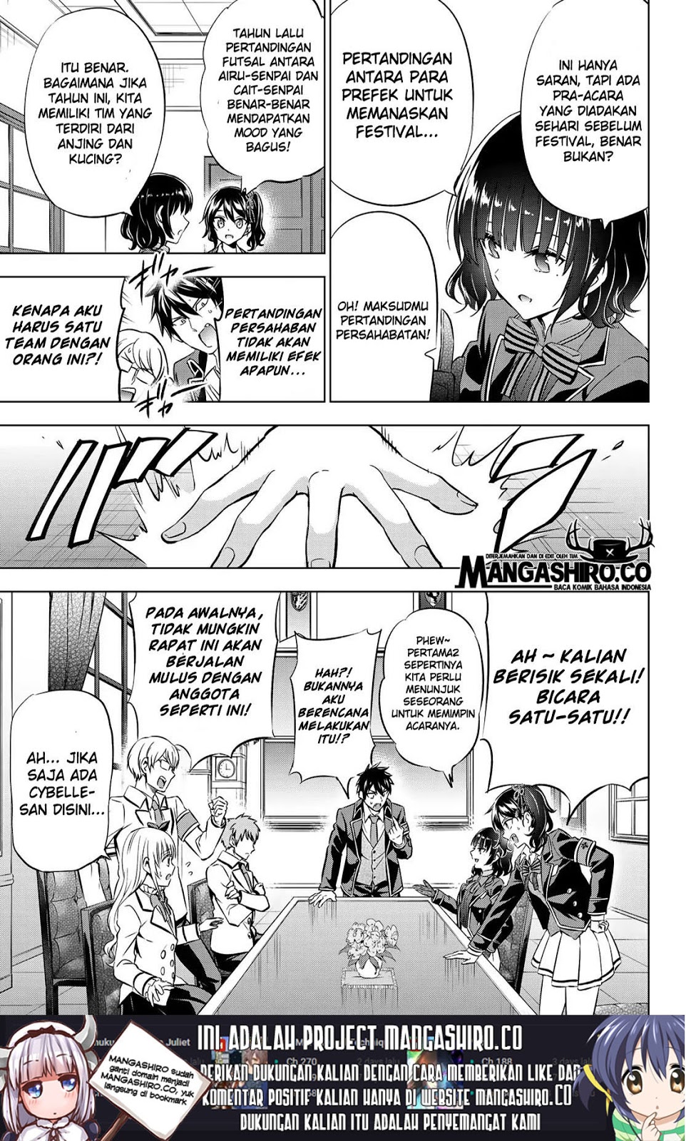 Kishuku Gakkou no Juliet Chapter 93 - halaman 7