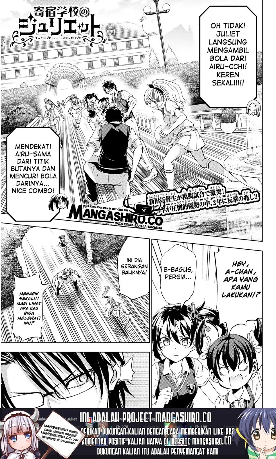 Kishuku Gakkou no Juliet Chapter 95 - halaman 2