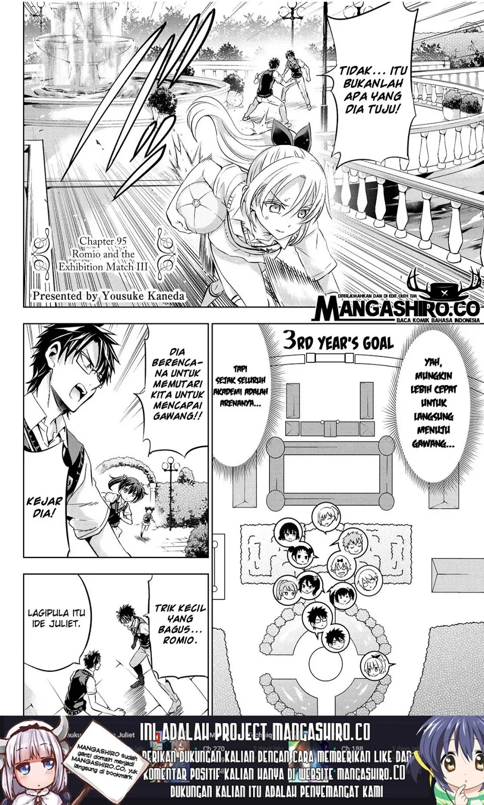 Kishuku Gakkou no Juliet Chapter 95 - halaman 3