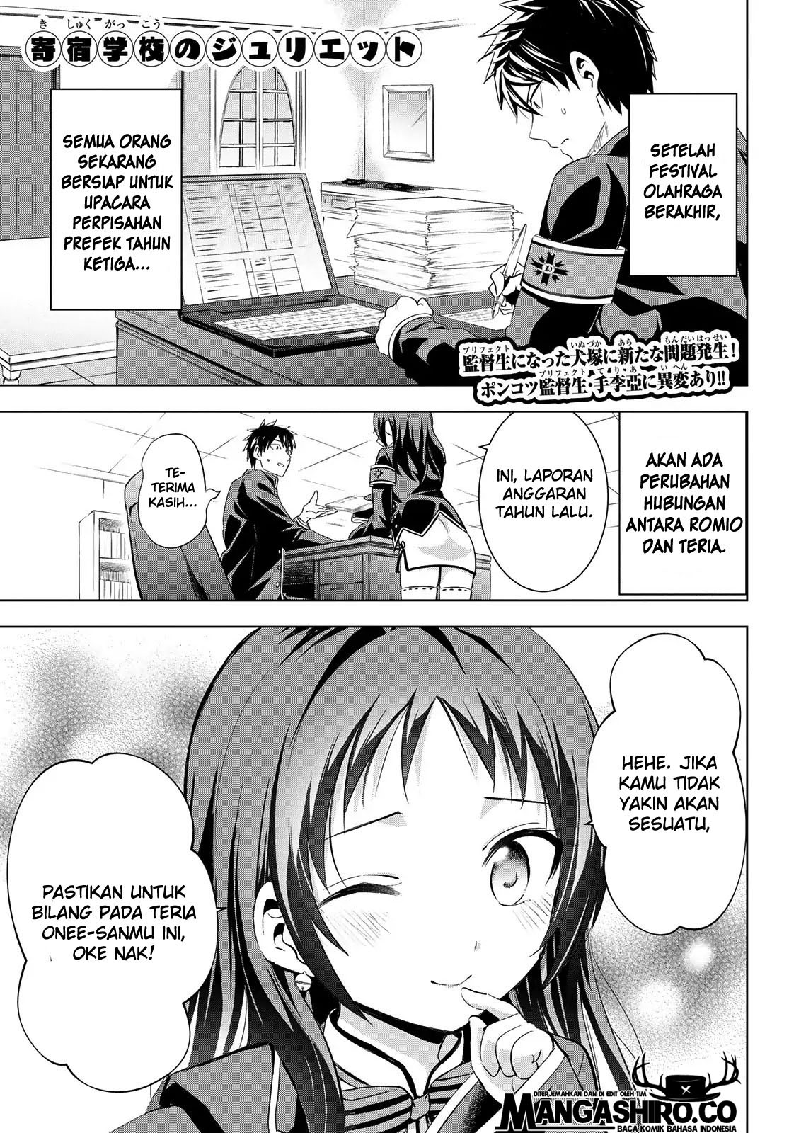 Kishuku Gakkou no Juliet Chapter 97 - halaman 2