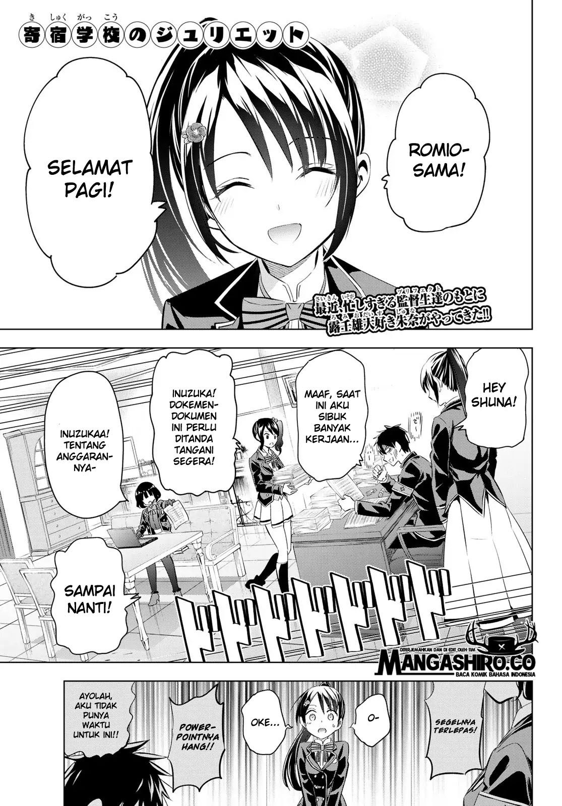Kishuku Gakkou no Juliet Chapter 99 - halaman 2