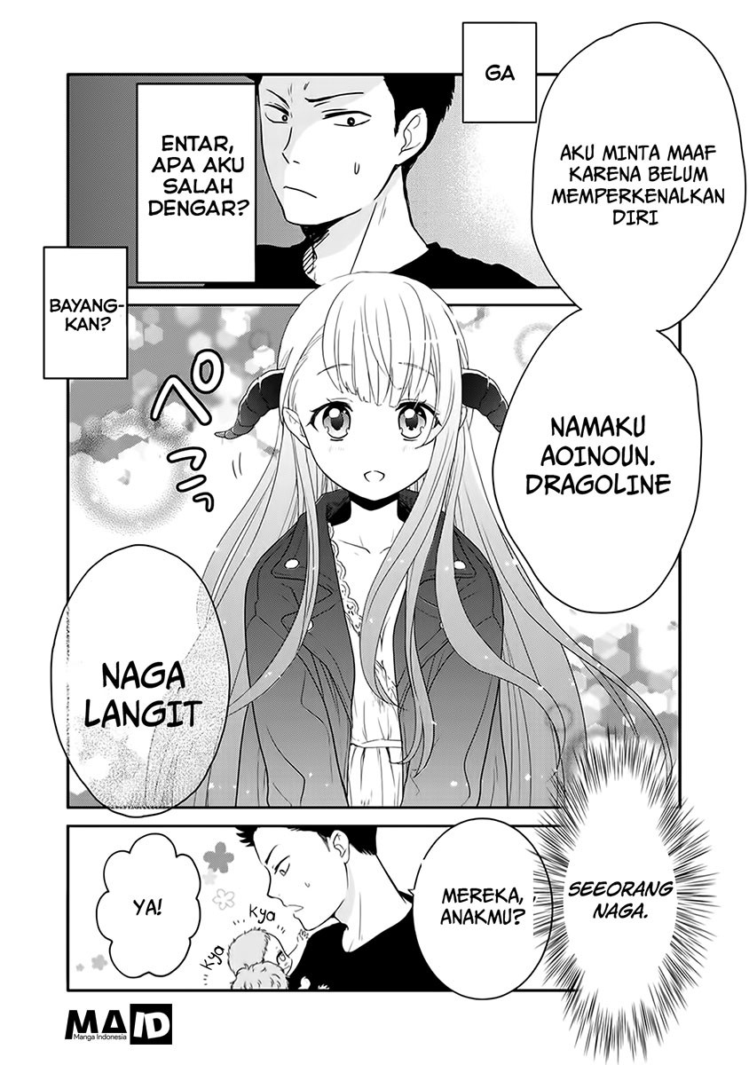 Kitaku Tochuu de Yome to Musume ga Dekita n dakedo, Dragon datta. Chapter 1 - halaman 15