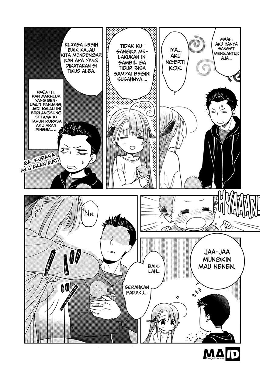 Kitaku Tochuu de Yome to Musume ga Dekita n dakedo, Dragon datta. Chapter 4 - halaman 8