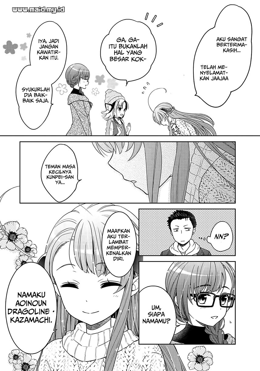 Kitaku Tochuu de Yome to Musume ga Dekita n dakedo, Dragon datta. Chapter 5 - halaman 34