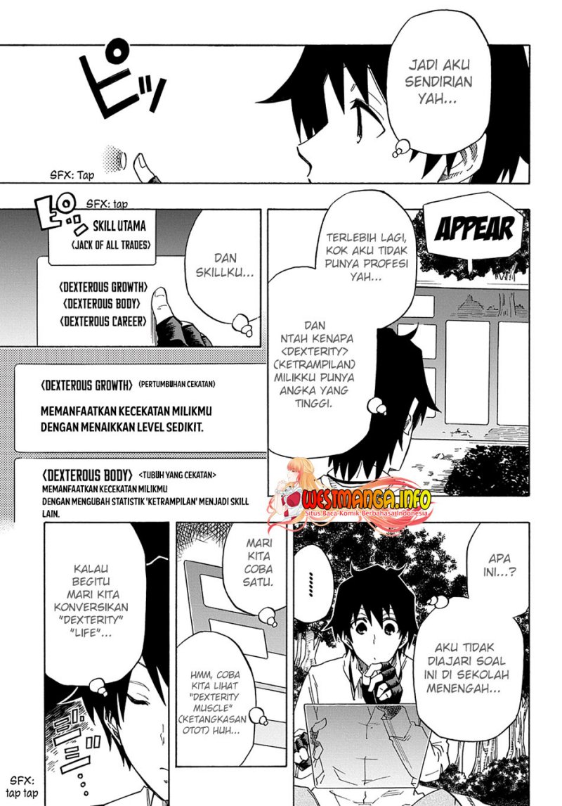 Kiyoubinbou, Jou wo Tateru – Kaitaku Gakuen no Rettousei na no ni, Joukyuu-shoku no Skill to Mahou ga Subete Tsukaemasu Chapter 1 - halaman 34