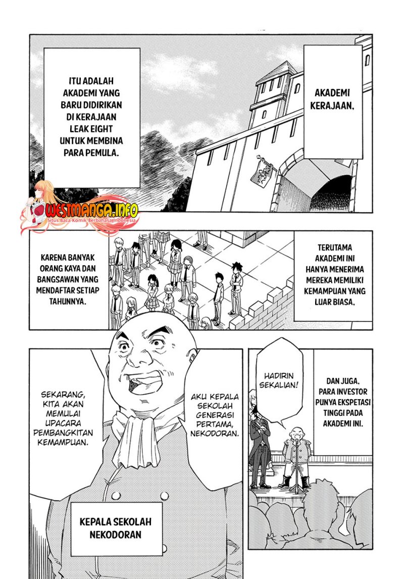 Kiyoubinbou, Jou wo Tateru – Kaitaku Gakuen no Rettousei na no ni, Joukyuu-shoku no Skill to Mahou ga Subete Tsukaemasu Chapter 1 - halaman 5