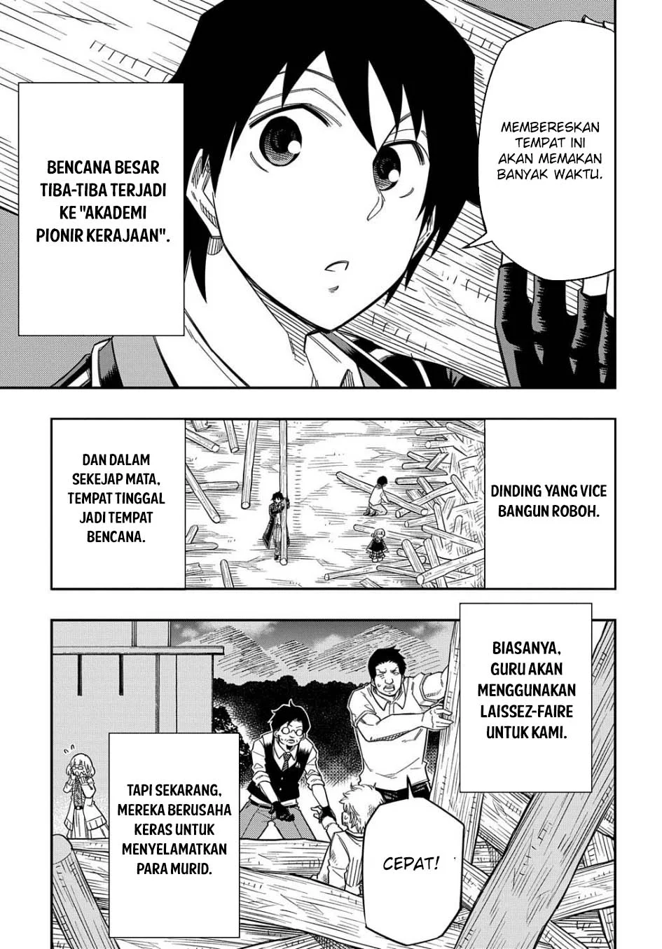 Kiyoubinbou, Jou wo Tateru – Kaitaku Gakuen no Rettousei na no ni, Joukyuu-shoku no Skill to Mahou ga Subete Tsukaemasu Chapter 17 - halaman 3