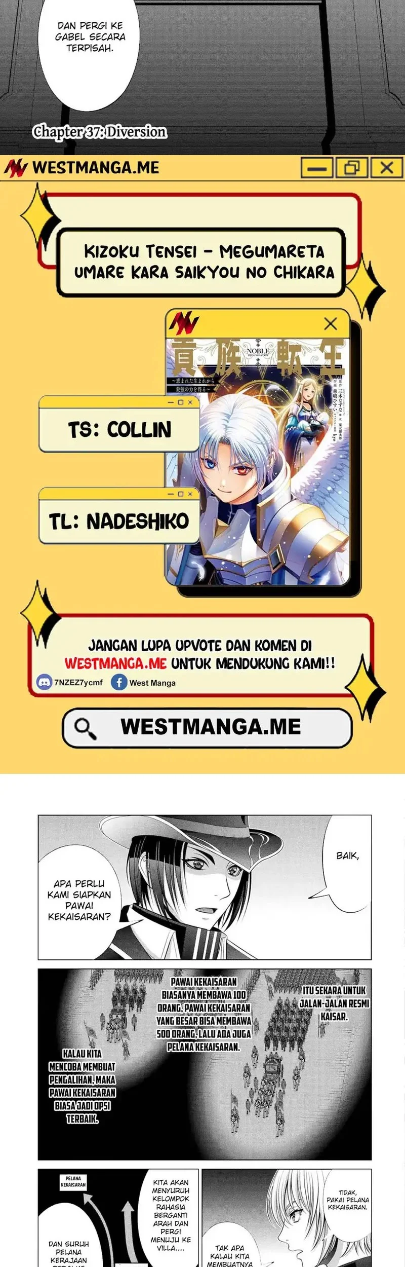 Kizoku Tensei: Megumareta Umare kara Saikyou no Chikara wo Eru Chapter 37 - halaman 2
