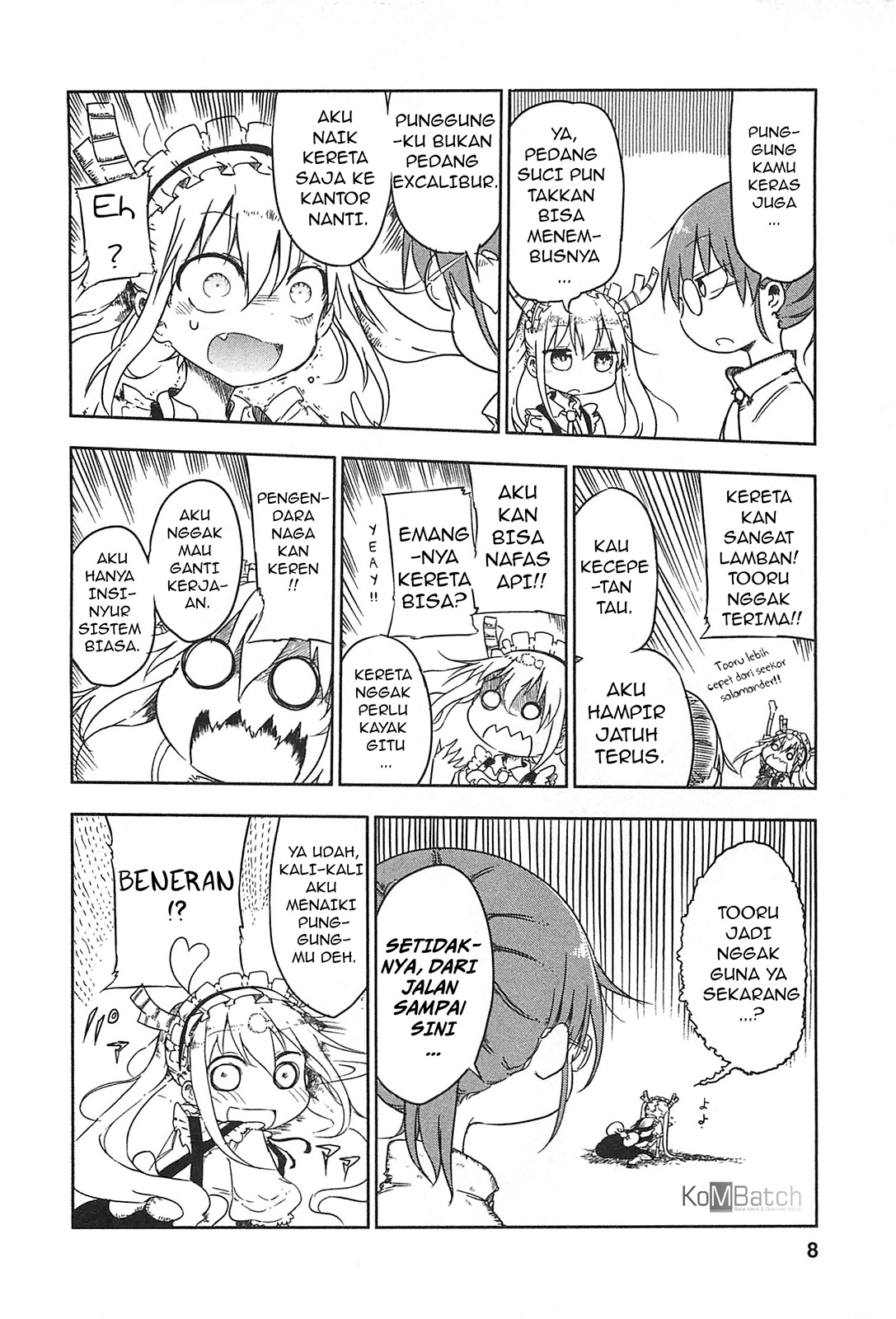 Kobayashi-san Chi no Maid Dragon Chapter 2 - halaman 8