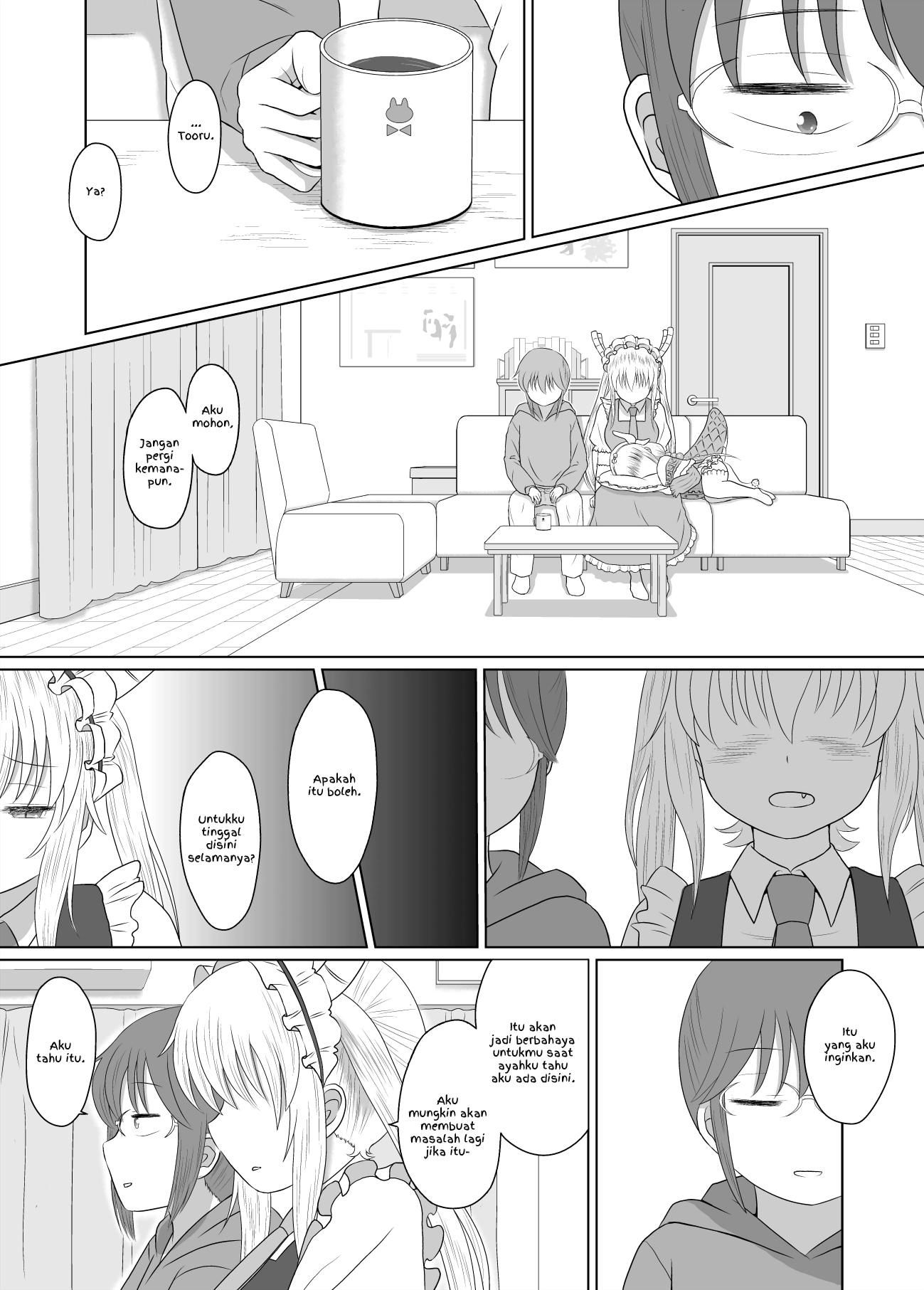 Kobayashi-san Chi no Maid Dragon - Don't Call Me Chorogon: Expressing Your Love is Important. (Doujinshi) Chapter 0 - halaman 5