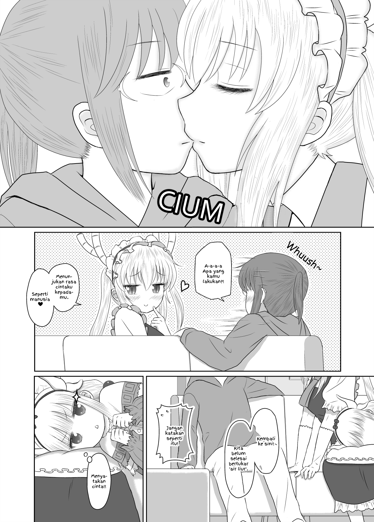 Kobayashi-san Chi no Maid Dragon - Don't Call Me Chorogon: Expressing Your Love is Important. (Doujinshi) Chapter 0 - halaman 8