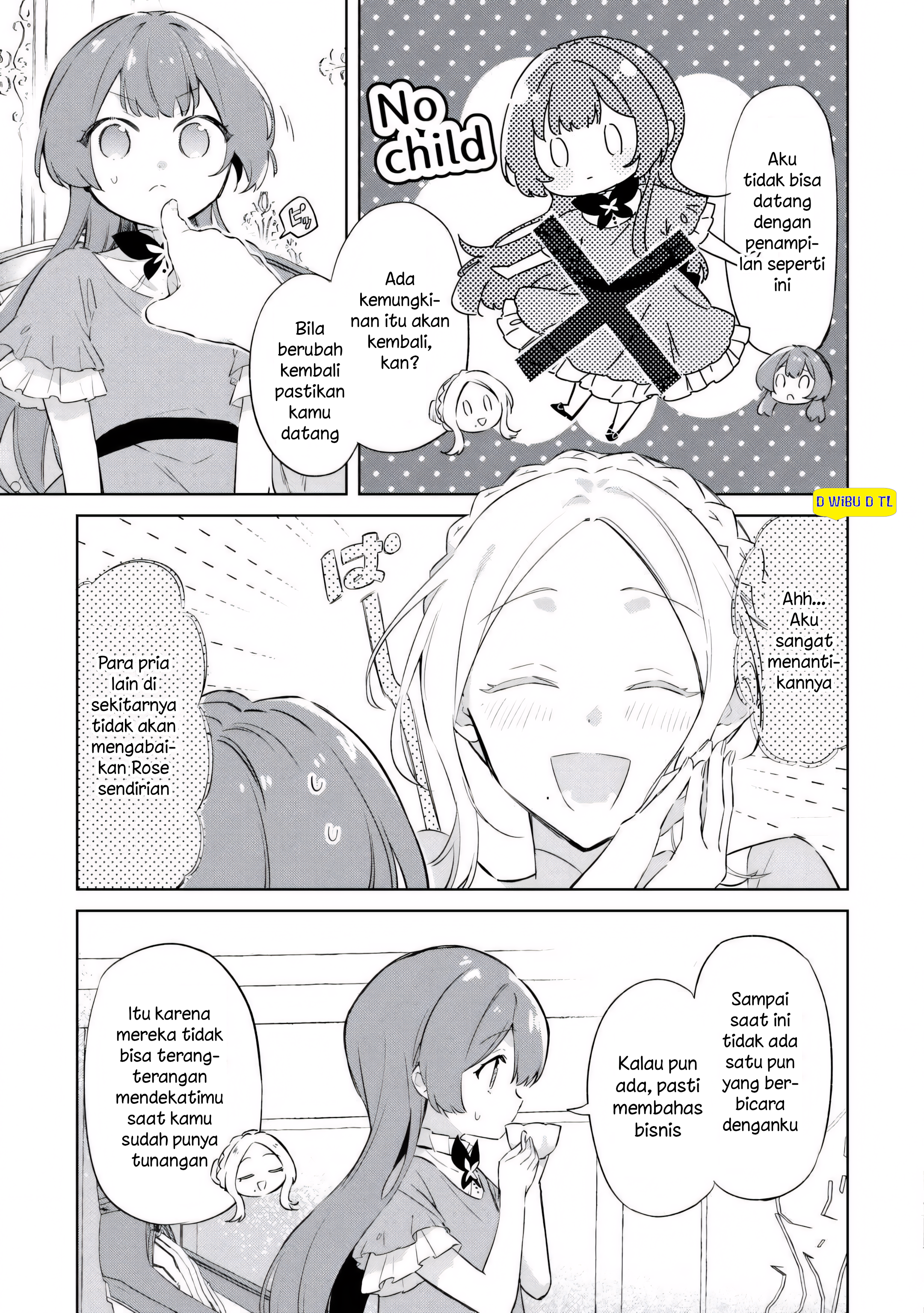Kodomo Atsukai Shinaide Kudasai! - Youjoka Shichatta Kanpeki Shukujo wa, Kishi Danchou ni Amayakasareru Chapter 3 - halaman 7
