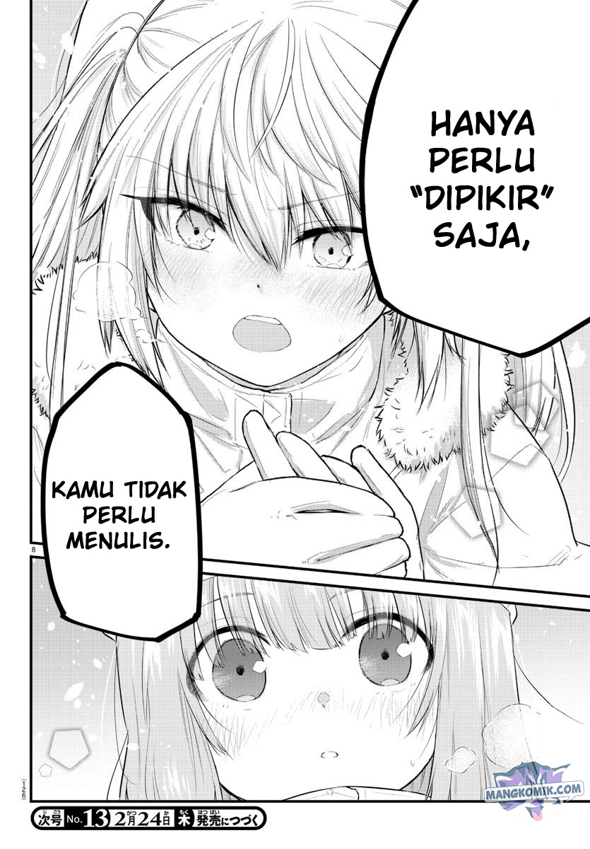 Koe ga Dasenai Shoujo wa "Kanojo ga Yasashisugiru" to Omotteiru Chapter 100 - halaman 10