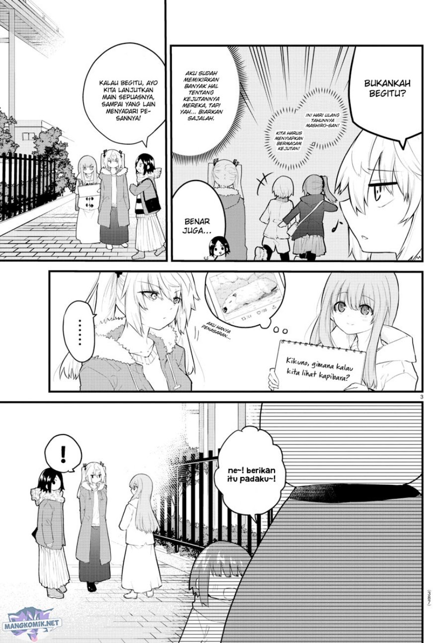 Koe ga Dasenai Shoujo wa "Kanojo ga Yasashisugiru" to Omotteiru Chapter 141 - halaman 4