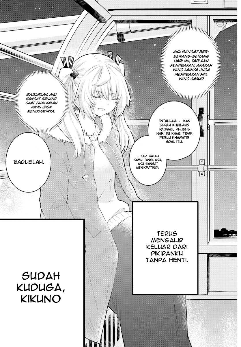 Koe ga Dasenai Shoujo wa "Kanojo ga Yasashisugiru" to Omotteiru Chapter 143 - halaman 9