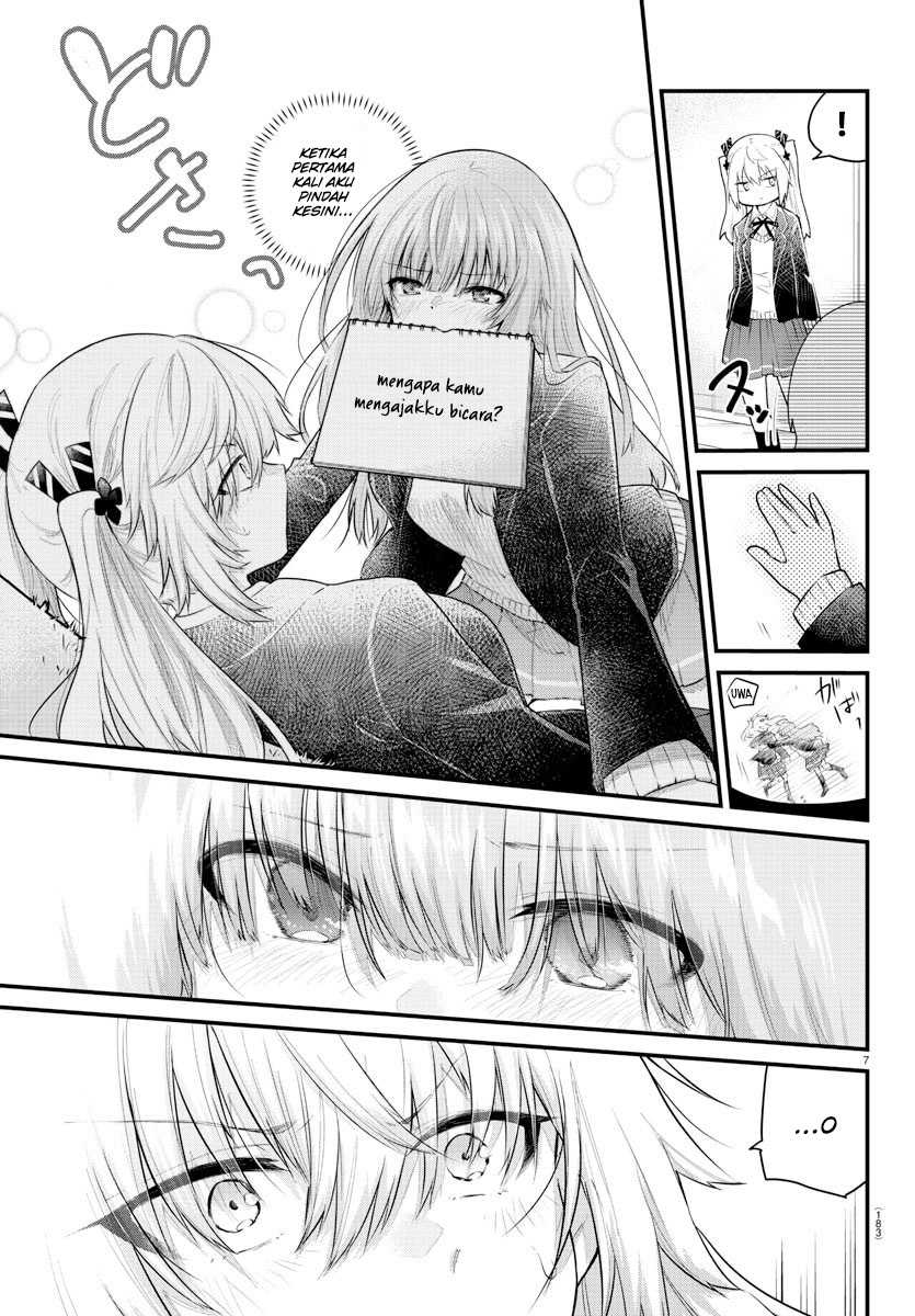 Koe ga Dasenai Shoujo wa "Kanojo ga Yasashisugiru" to Omotteiru Chapter 150 - halaman 9