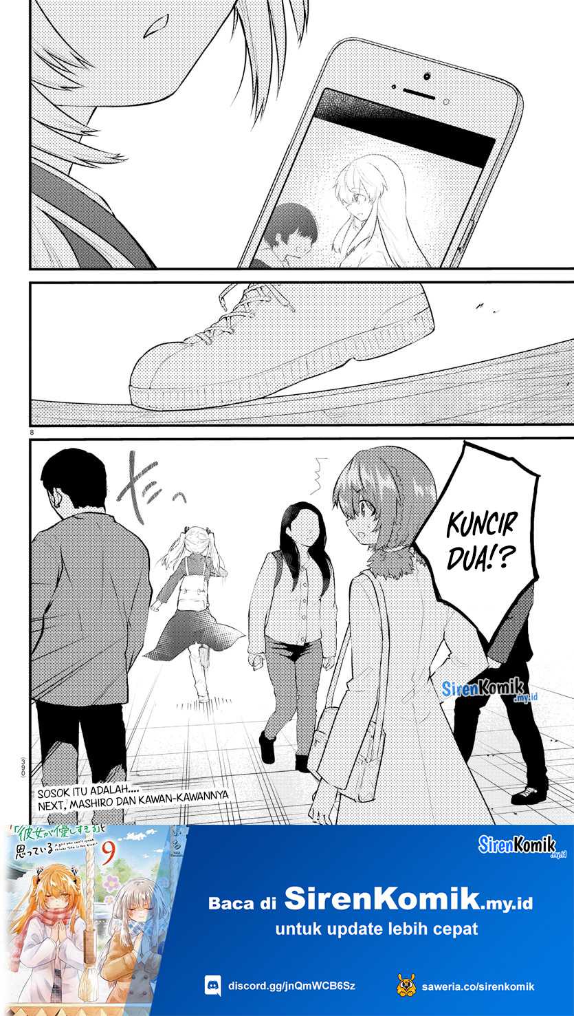 Koe ga Dasenai Shoujo wa "Kanojo ga Yasashisugiru" to Omotteiru Chapter 161 - halaman 9