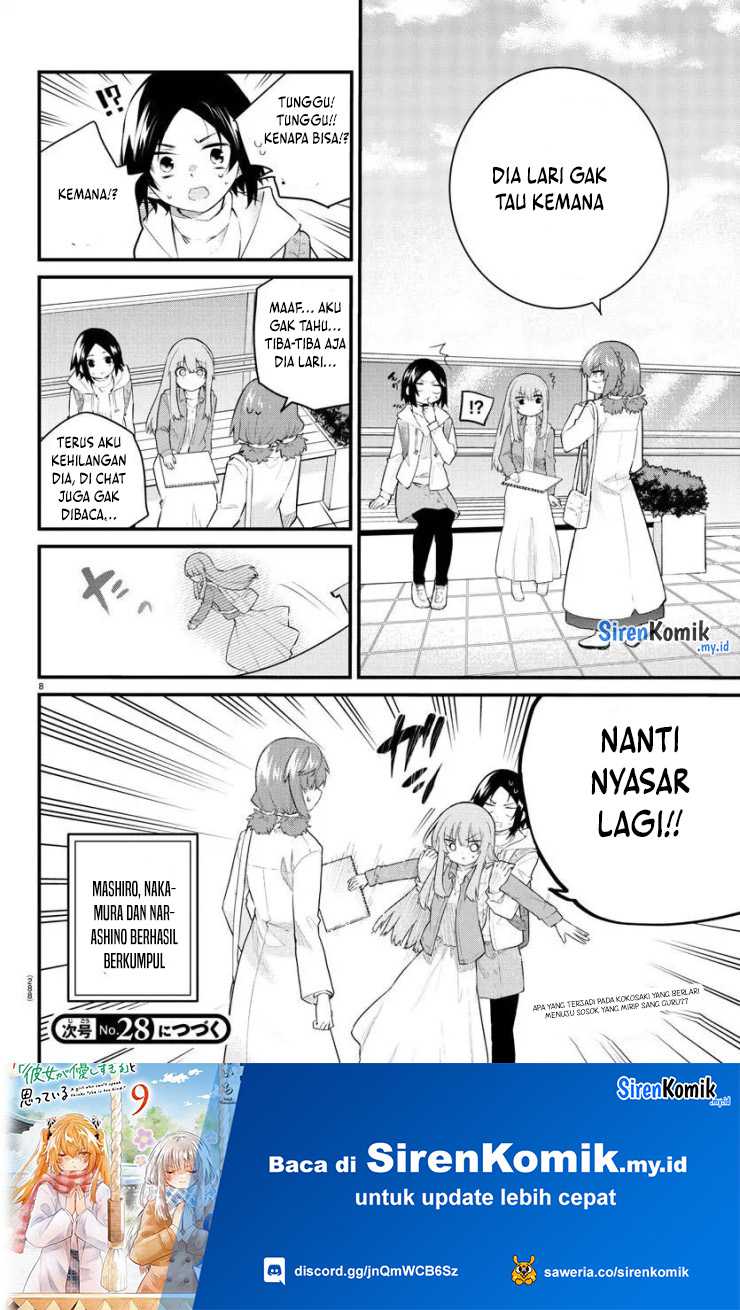 Koe ga Dasenai Shoujo wa "Kanojo ga Yasashisugiru" to Omotteiru Chapter 162 - halaman 9
