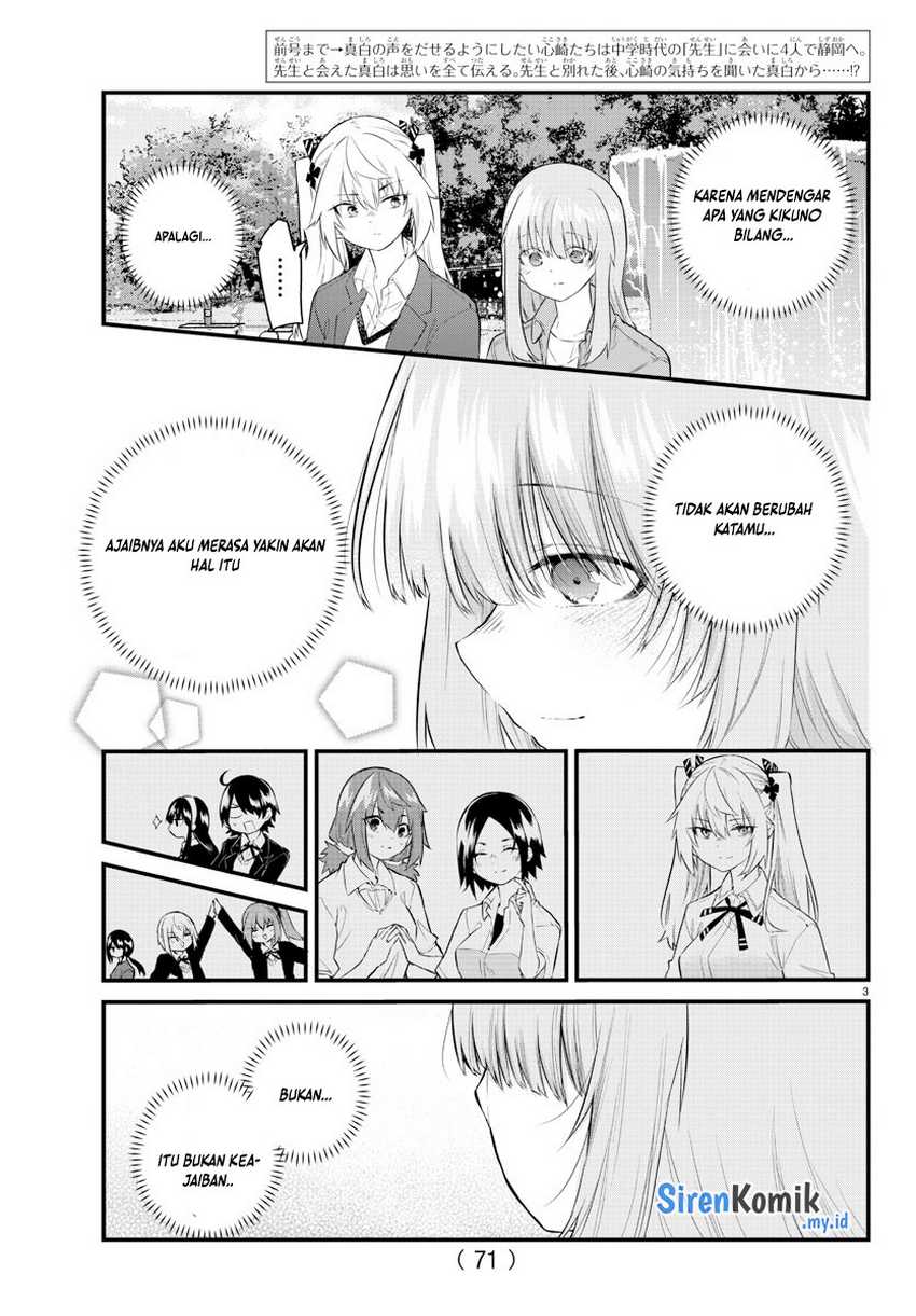 Koe ga Dasenai Shoujo wa "Kanojo ga Yasashisugiru" to Omotteiru Chapter 174 - halaman 4