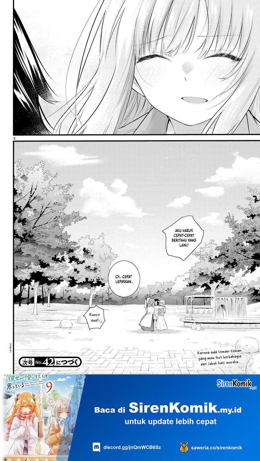 Koe ga Dasenai Shoujo wa "Kanojo ga Yasashisugiru" to Omotteiru Chapter 175 - halaman 9