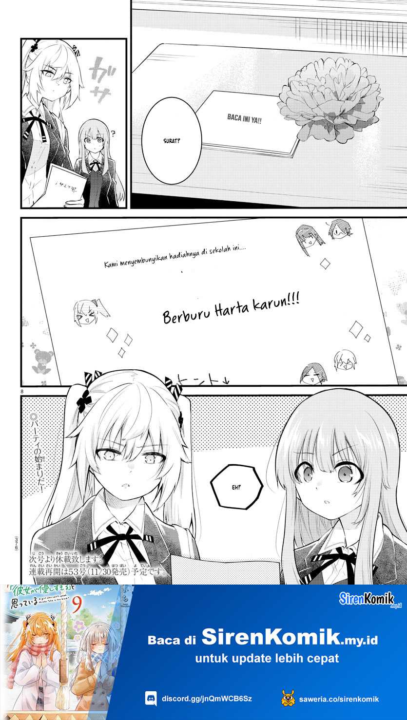 Koe ga Dasenai Shoujo wa "Kanojo ga Yasashisugiru" to Omotteiru Chapter 183 - halaman 9
