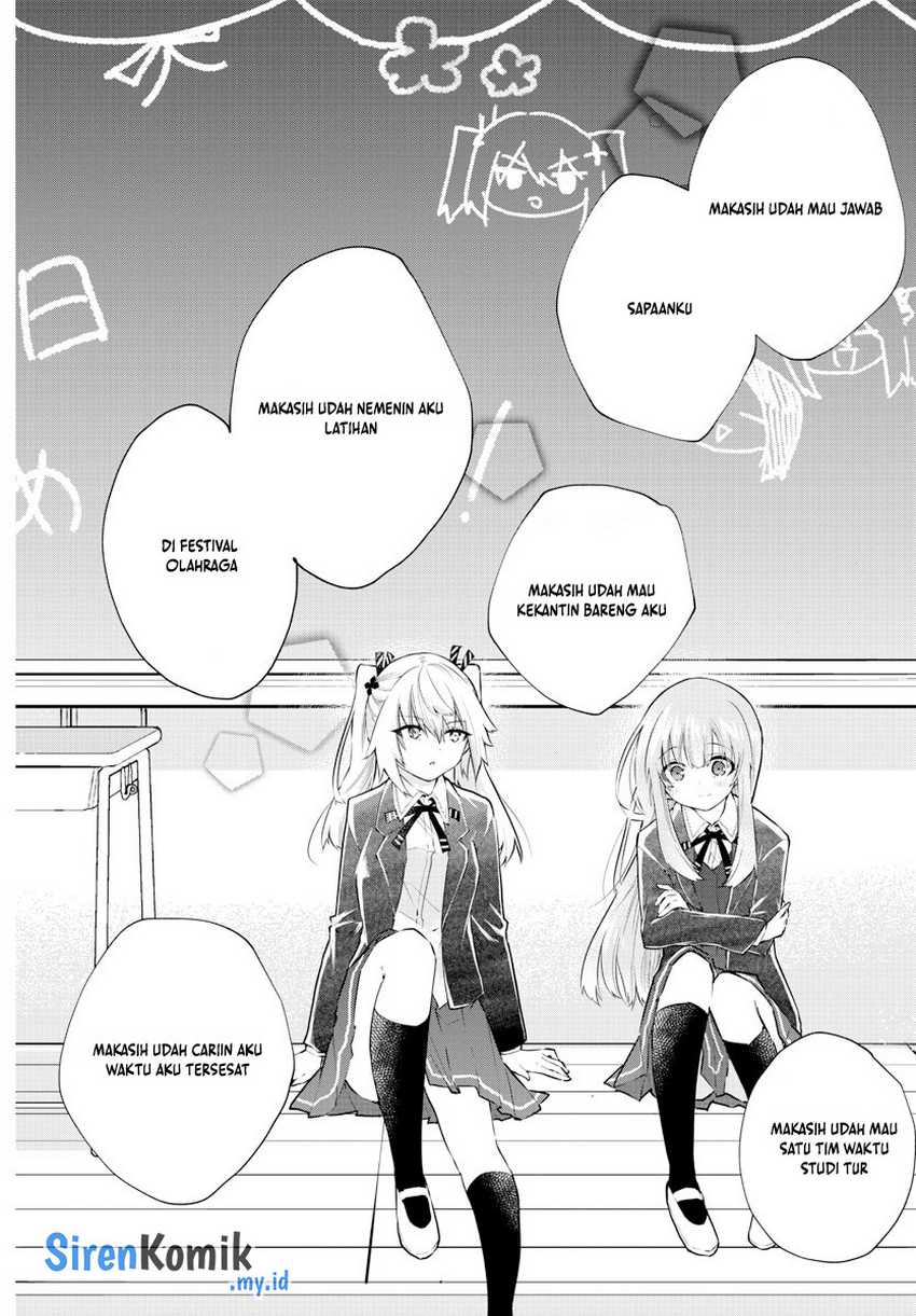 Koe ga Dasenai Shoujo wa "Kanojo ga Yasashisugiru" to Omotteiru Chapter 185 - halaman 7