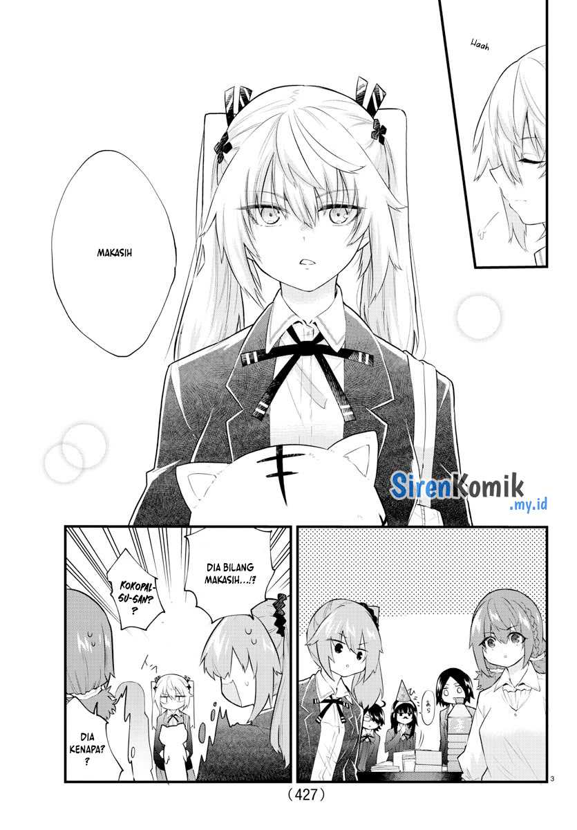 Koe ga Dasenai Shoujo wa "Kanojo ga Yasashisugiru" to Omotteiru Chapter 187 - halaman 4