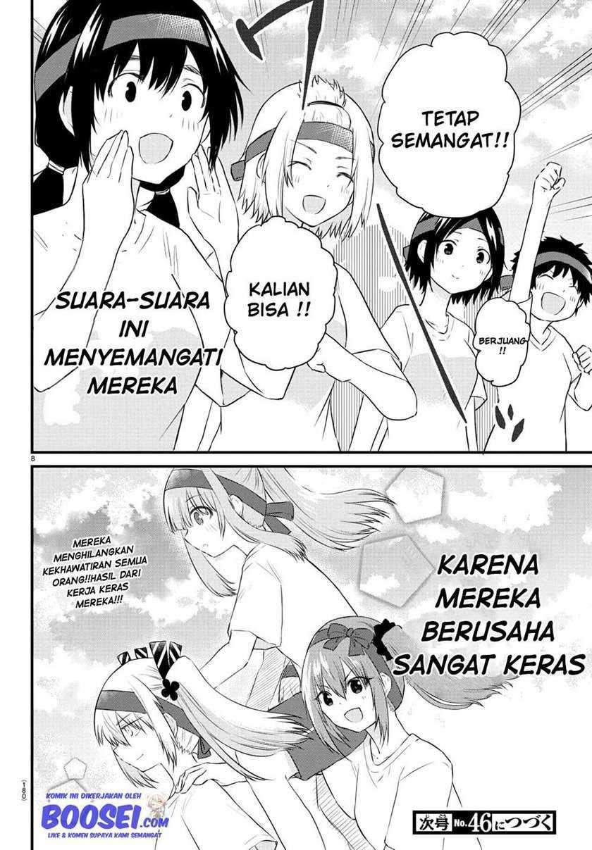 Koe ga Dasenai Shoujo wa "Kanojo ga Yasashisugiru" to Omotteiru Chapter 35 - halaman 9