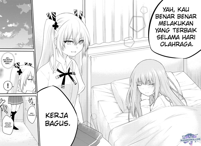 Koe ga Dasenai Shoujo wa "Kanojo ga Yasashisugiru" to Omotteiru Chapter 40 - halaman 2