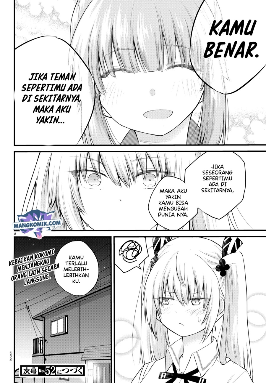 Koe ga Dasenai Shoujo wa "Kanojo ga Yasashisugiru" to Omotteiru Chapter 41 - halaman 9