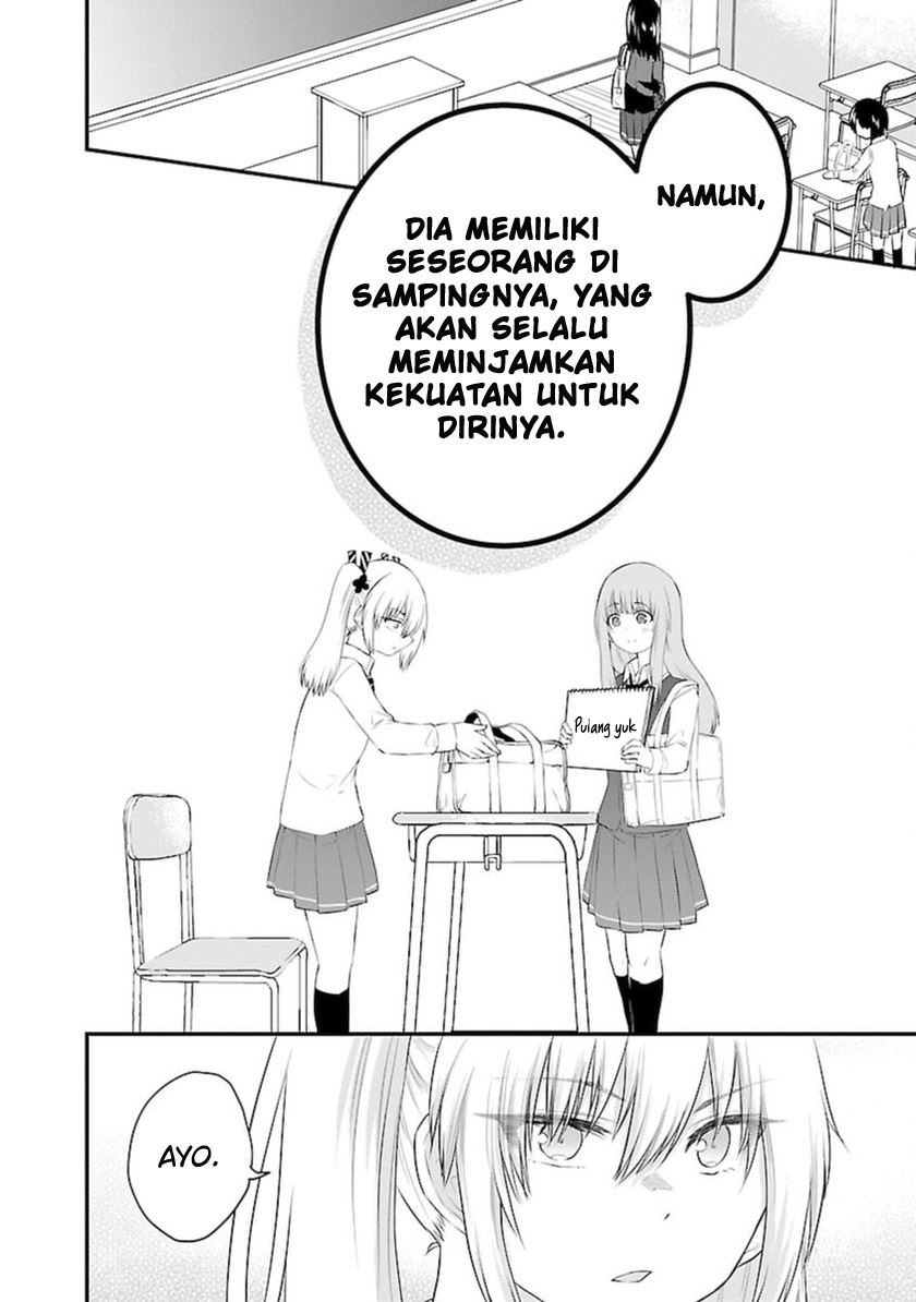 Koe ga Dasenai Shoujo wa "Kanojo ga Yasashisugiru" to Omotteiru Chapter 42 - halaman 5