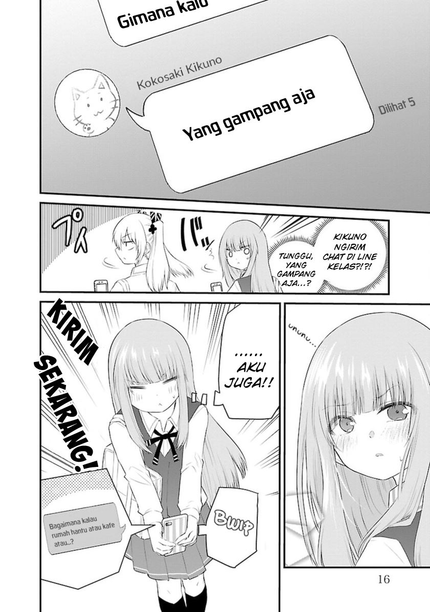 Koe ga Dasenai Shoujo wa "Kanojo ga Yasashisugiru" to Omotteiru Chapter 42 - halaman 7