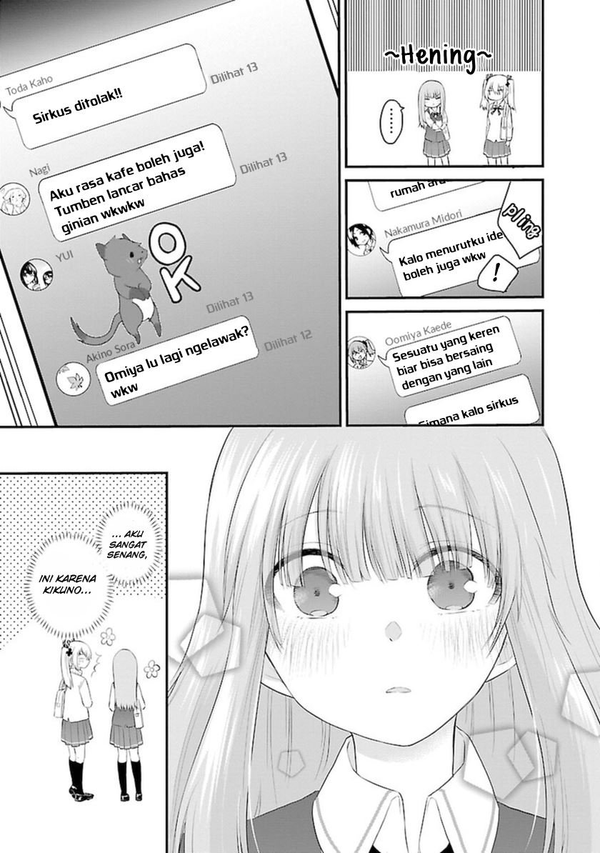 Koe ga Dasenai Shoujo wa "Kanojo ga Yasashisugiru" to Omotteiru Chapter 42 - halaman 8