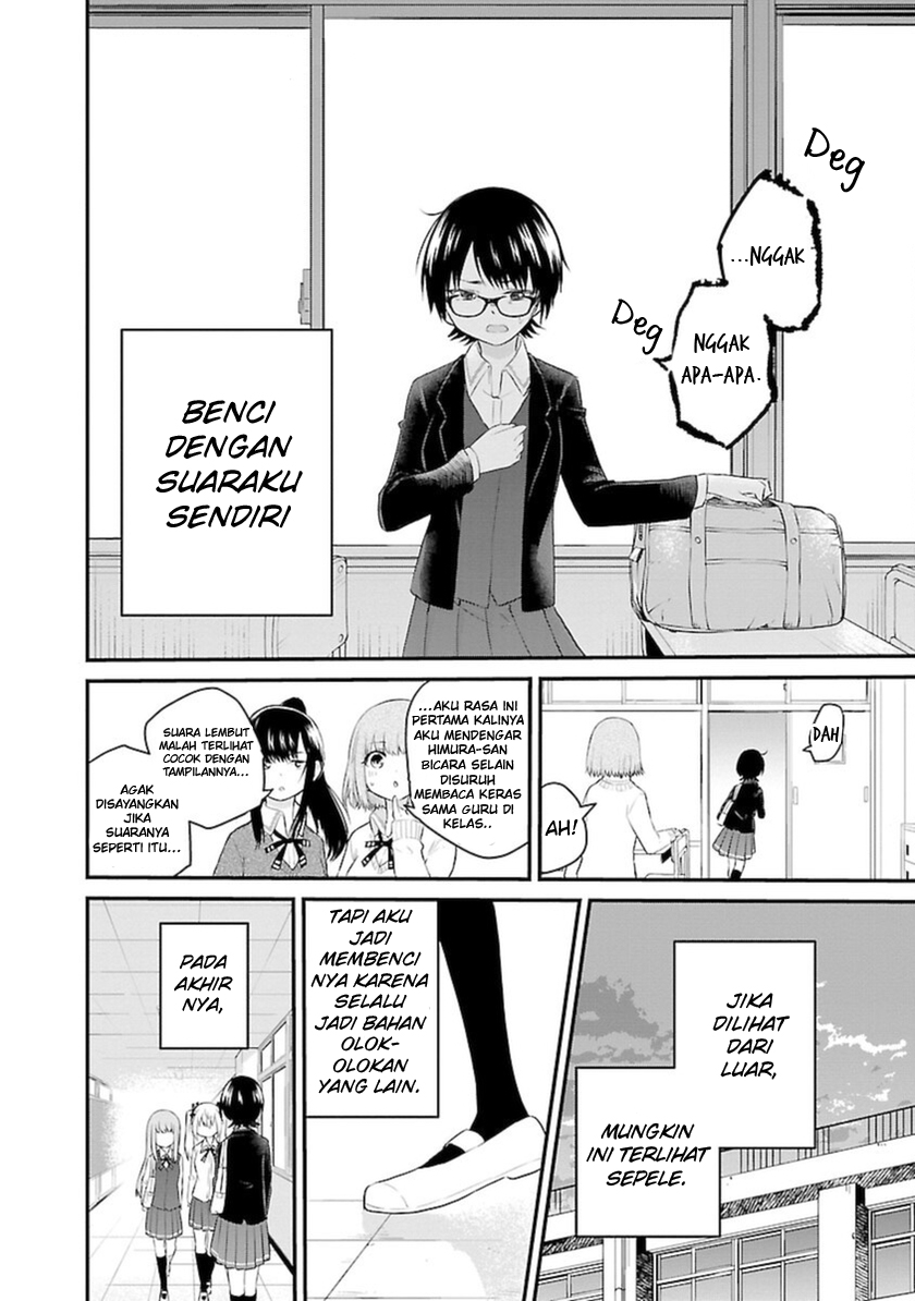 Koe ga Dasenai Shoujo wa "Kanojo ga Yasashisugiru" to Omotteiru Chapter 43 - halaman 3