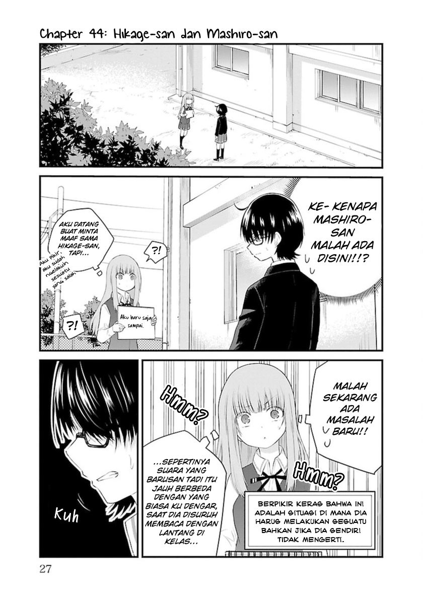 Koe ga Dasenai Shoujo wa "Kanojo ga Yasashisugiru" to Omotteiru Chapter 44 - halaman 2