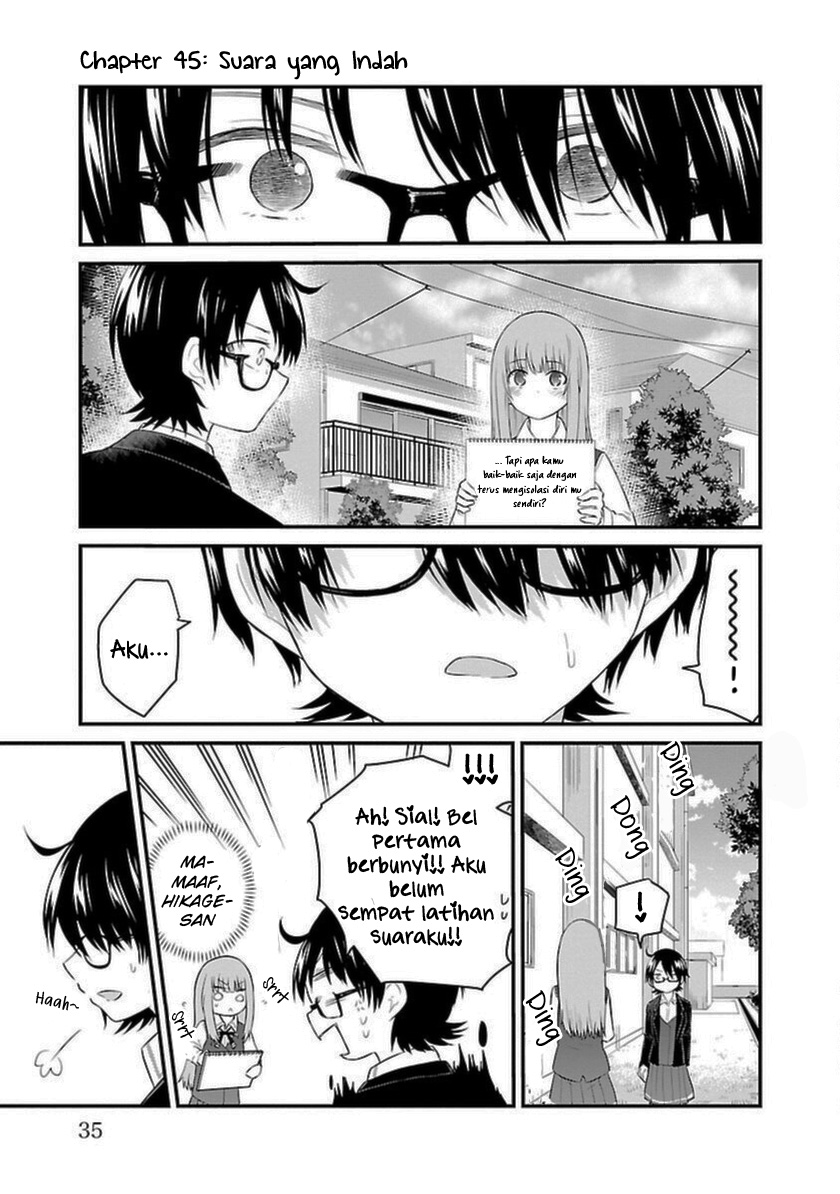 Koe ga Dasenai Shoujo wa "Kanojo ga Yasashisugiru" to Omotteiru Chapter 45 - halaman 2