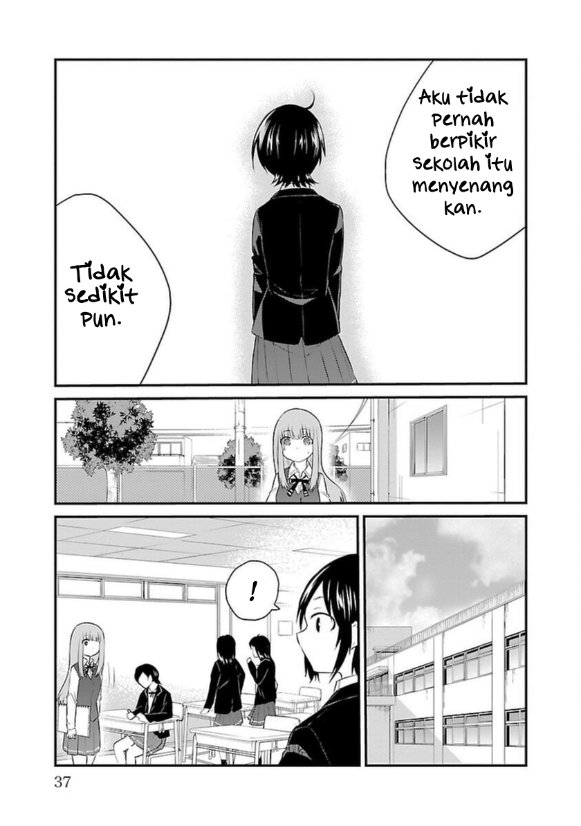 Koe ga Dasenai Shoujo wa "Kanojo ga Yasashisugiru" to Omotteiru Chapter 45 - halaman 4