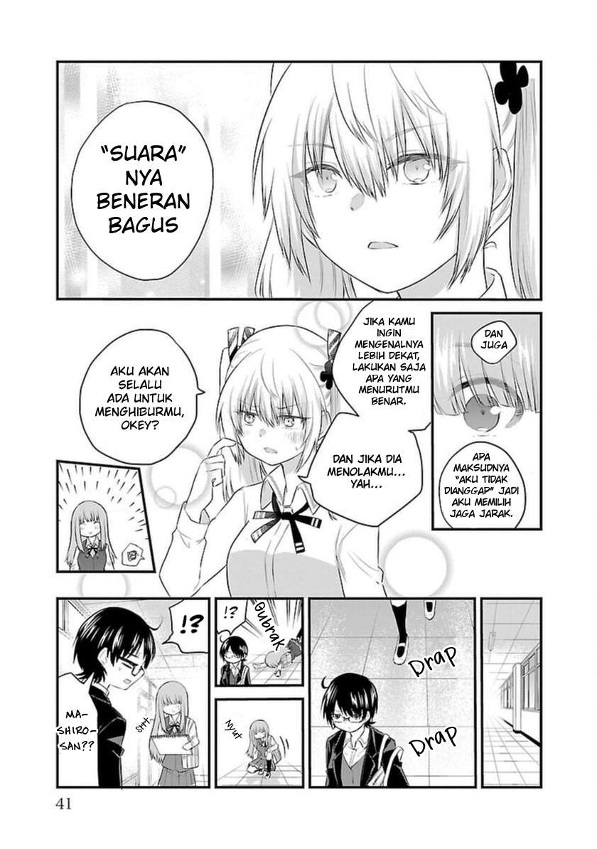 Koe ga Dasenai Shoujo wa "Kanojo ga Yasashisugiru" to Omotteiru Chapter 45 - halaman 8