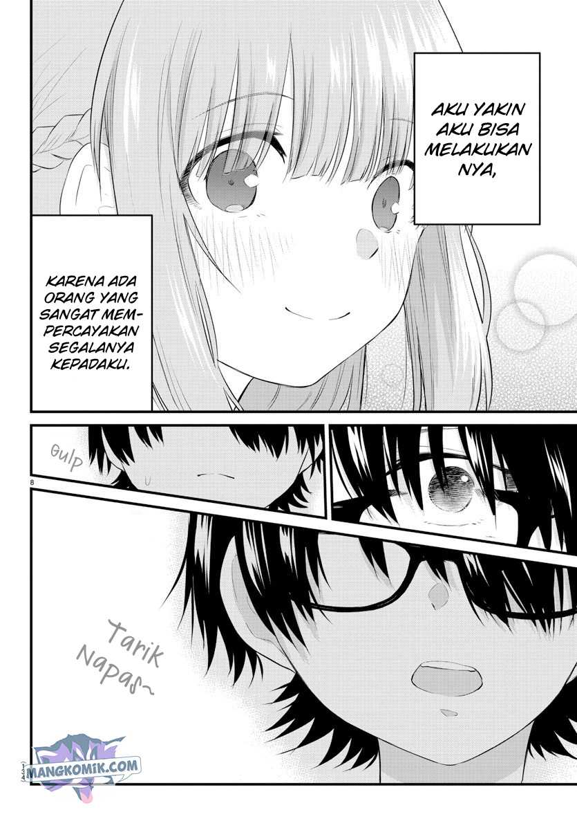Koe ga Dasenai Shoujo wa "Kanojo ga Yasashisugiru" to Omotteiru Chapter 55 - halaman 11