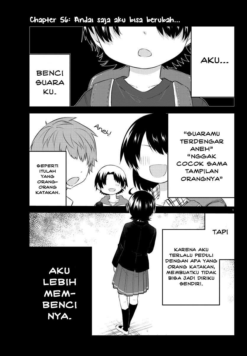 Koe ga Dasenai Shoujo wa "Kanojo ga Yasashisugiru" to Omotteiru Chapter 56 - halaman 3