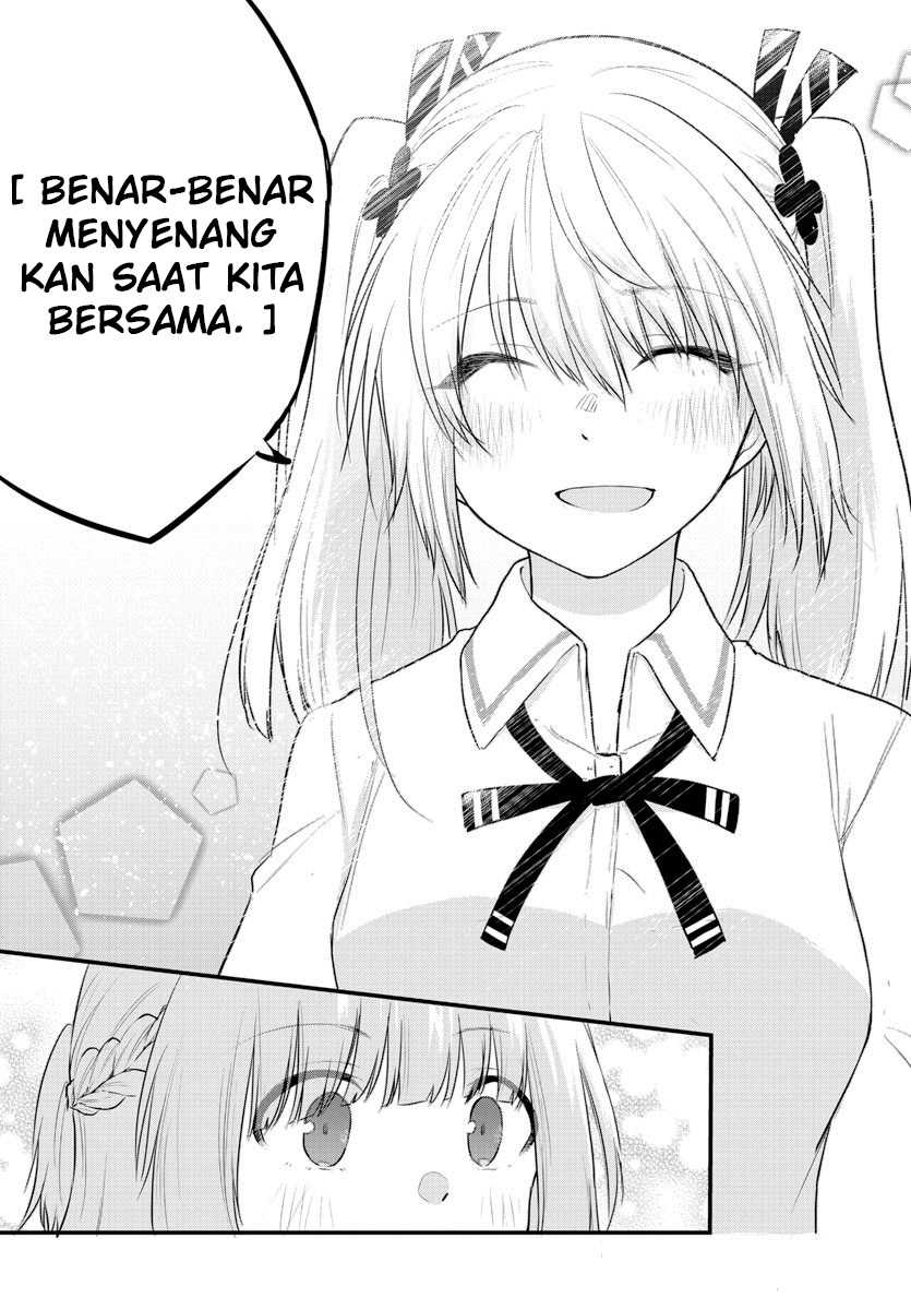 Koe ga Dasenai Shoujo wa "Kanojo ga Yasashisugiru" to Omotteiru Chapter 58 - halaman 7