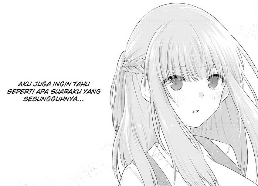Koe ga Dasenai Shoujo wa "Kanojo ga Yasashisugiru" to Omotteiru Chapter 59 - halaman 6